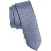 Hugo Boss Boss Neat Silk Blend Tie In Light Blue