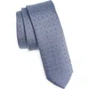 Hugo Boss Boss Neat Silk Blend Tie In Light Blue