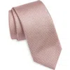 Hugo Boss Boss Neat Silk Blend Tie In Light Pink