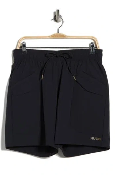Hugo Boss Boss Neo Swim Trunks In Black