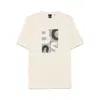 Hugo Boss Boss Neutrals T-shirts & Vests - T-shirts Men In White
