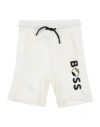 Hugo Boss Boss Newborn Boy Pants Off White Size 3 Viscose, Cotton, Polyester, Elastane