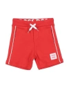Hugo Boss Boss Newborn Boy Shorts & Bermuda Shorts Red Size 3 Cotton, Polyester