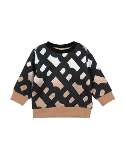 Hugo Boss Babies' Boss Newborn Boy Sweatshirt Charcoal Size 3 Cotton, Polyester In Gray