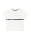 Hugo Boss Boss Newborn Boy T-shirt White Size 3 Cotton, Elastane In White