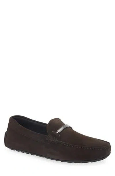 Hugo Boss Boss Noel Driving Shoe In Brown