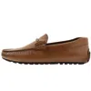 Hugo Boss Boss Noel Leather Loafers Brown
