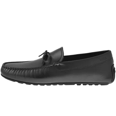 Hugo Boss Boss Noel Moccasin Shoes Black In Multi