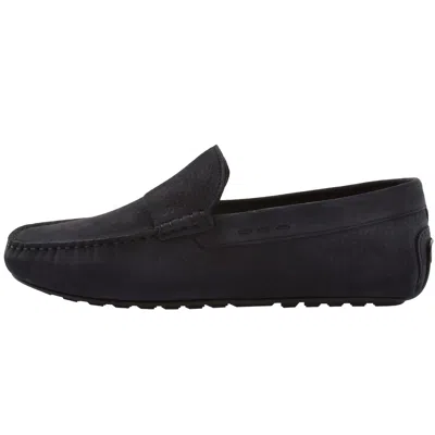 Hugo Boss Boss Noel Moccasin Shoes Dark Blue