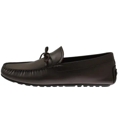 Hugo Boss Boss Noel Moccasin Shoes Dark Brown