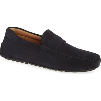 Hugo Boss Boss Noel Penny Loafer In Blue
