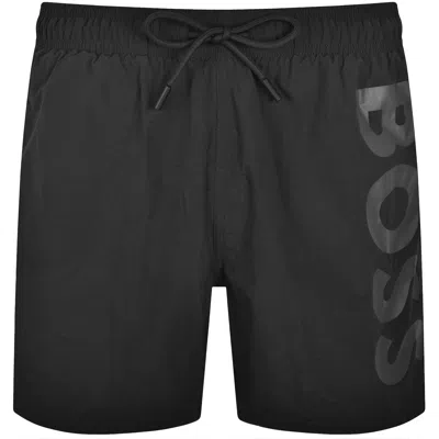 Hugo Boss Boss Octopus Swim Shorts Grey In Gray