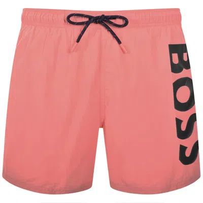 HUGO BOSS BOSS OCTOPUS SWIM SHORTS PINK
