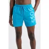 Hugo Boss Boss Octopus Swim Trunks In Blue