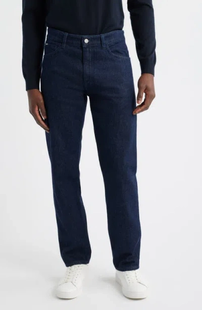Hugo Boss Boss Ogden Straight Leg Jeans In Blue