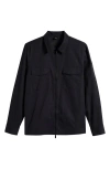 Hugo Boss Boss Olson Shirt Jacket In Black