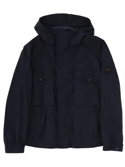 Hugo Boss Omusk-w Jacket In Blue