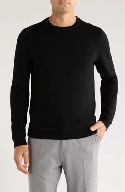Hugo Boss Boss Onore Virgin Wool Sweater In Black