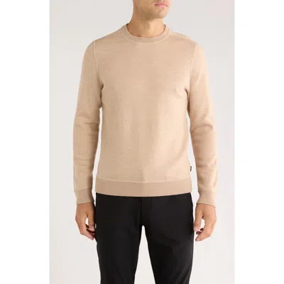 Hugo Boss Boss Onore Virgin Wool Sweater In Neutral
