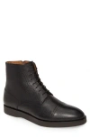 Hugo Boss Boss Oracle Cap Toe Boot In Black