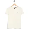 Hugo Boss Boss Orange Crystal Cotton T-shirt In Neutral