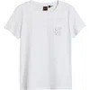 Hugo Boss Boss Orange Crystal Cotton T-shirt In White