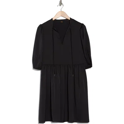 Hugo Boss Boss Orange Dorena Dress In Black