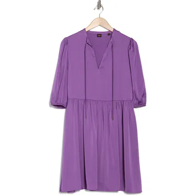 Hugo Boss Boss Orange Dorena Dress In Deep Viola