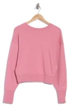 Hugo Boss Boss Orange Elay Rhinestone Sweatshirt In Deep Viola