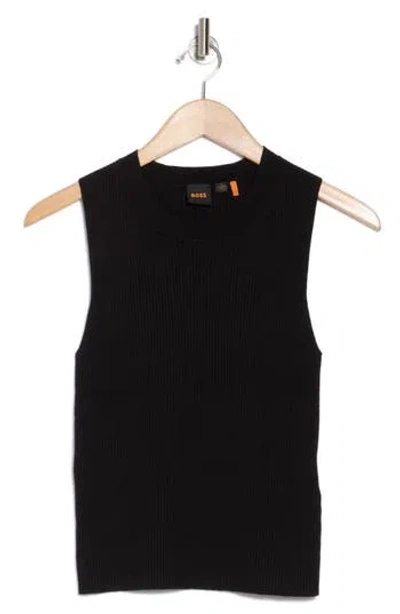 HUGO BOSS BOSS ORANGE FETULLINA RIB TANK