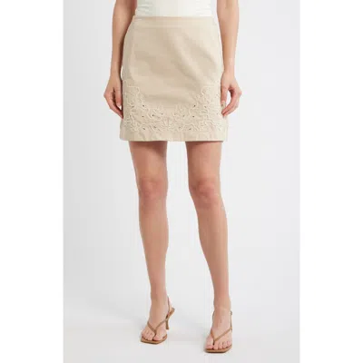 Hugo Boss Boss Orange Miniskirt In Neutral