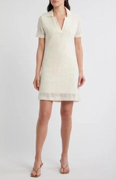 Hugo Boss Boss Orange Polo Dress In White