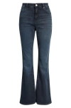 Hugo Boss Boss Orange Rosa Side Slit Bootcut Jeans In Blue