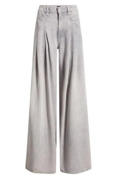 Hugo Boss Boss Orange Slouchy Wide Leg Jeans In Gray
