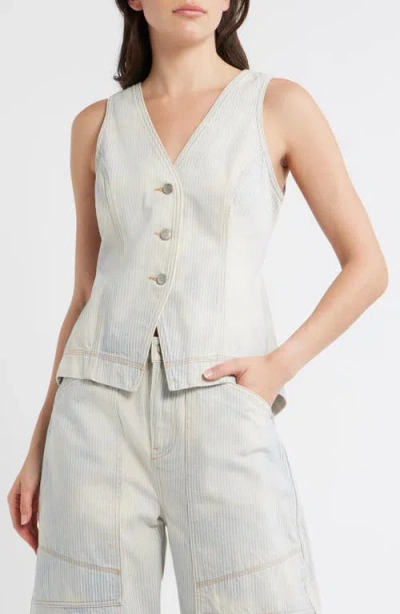 Hugo Boss Boss Orange Tailored Vest In White