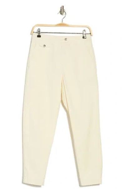 Hugo Boss Boss Orange Taschina Tapered Pants In Soft Cream