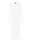 Hugo Boss Boss Orange Viscose Cardigan Dress With Polo Collar