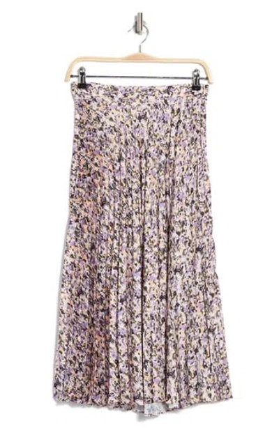 Hugo Boss Boss Orange Vlissa Pleated Maxi Skirt In Pink