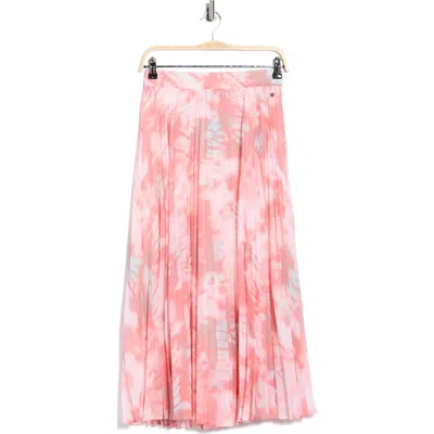 Hugo Boss Boss Orange Vlissole Pleated Midi Skirt In Multi