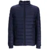 Hugo Boss Oden 1 Mens Lightweight Padded Jacket With Water-repellent Finish In Blue