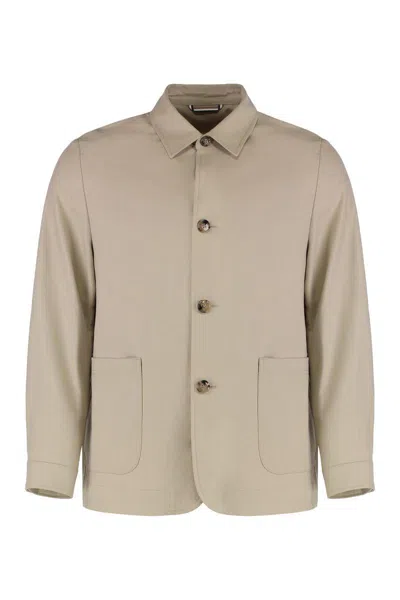 HUGO BOSS BOSS OVERSHIRT WITH BUTTONS