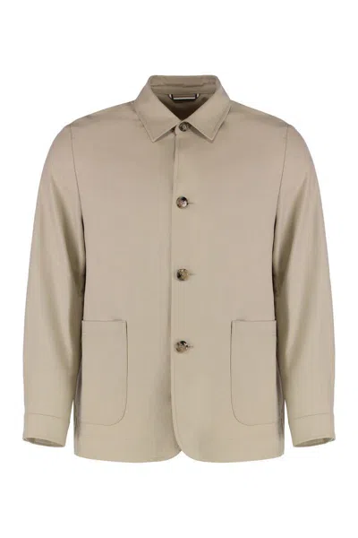 HUGO BOSS BOSS OVERSHIRT WITH BUTTONS