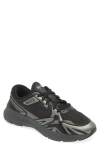Hugo Boss Panelled Mesh Sneakers In Black