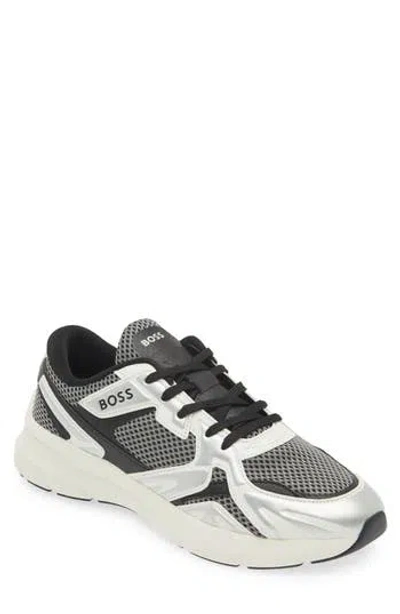 Hugo Boss Boss Owen Runn Sneaker (men)<br> In Silver
