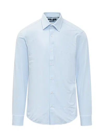 Hugo Boss Boss P-joe-kent Shirt In Blue