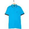 Hugo Boss Boss Paddy 1 Cotton Polo In Blue