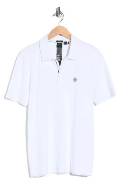 Hugo Boss Boss Paddy Knit Polo In White