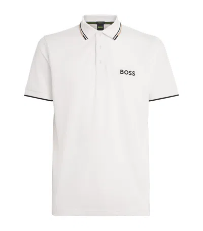 Hugo Boss Boss Paddy Polo Shirt In White