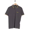 Hugo Boss Boss Paddy Pro Golf Polo In Dark Grey