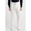 Hugo Boss Boss Pagol Stretch Cotton Drawstring Pants In Open White